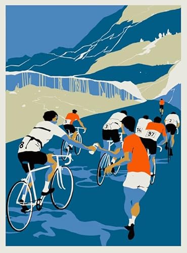 CYQFEZ Difficult Puzzle,Puzzle 1000 Stück ，Retro Mountain Cyclings Posters ，Adult Personalisiertes Challenge-Spielzeug,Home Decor,Yz250Wz von CYQFEZ