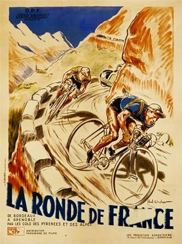 CYQFEZ Difficult Puzzle,Puzzle 1000 Stück ，Retro Mountain Cyclings Posters ，Adult Personalisiertes Challenge-Spielzeug,Home Decor,Yz252Wz von CYQFEZ