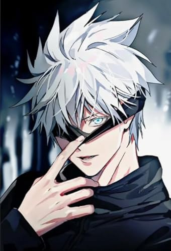 CYQFEZ Japanese Animes Jujutsus Gojos Satoru Plakat, Puzzle 1000 Teile, Lernspielzeug Für Kinder, Unregelmäßige Puzzle-Teile, Wand Kunst Dekoration - Pz49Vw von CYQFEZ
