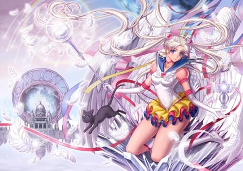 CYQFEZ Japanese Animes Tsukino Moonss Buntes Poster,Puzzle 1000 Teile,Children's Memory Cognition Games ，Wand Kunst-Dekoration Wz257Wk von CYQFEZ