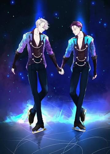 CYQFEZ Japanische Animes Yuri!!! On Ice ，Für Stressabbau-Poster Für Erwachsene Und Familien, Puzzle-Spielzeugs Gifts ，Puzzle 1000 Stück ，Raum Dekoration Ky324Zp von CYQFEZ