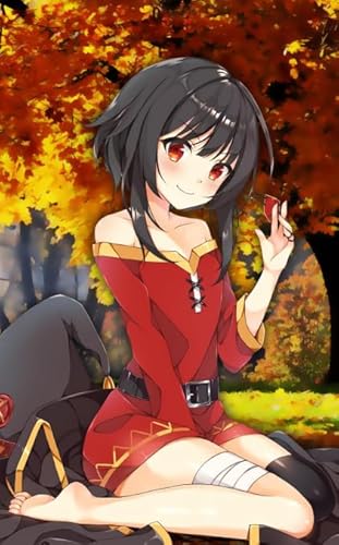 CYQFEZ Jigsaw 1000 Anime Megumin Puzzle Posters Spiele Für Erwachsene Und Kinder Lernspielzeug Wz203Yk von CYQFEZ