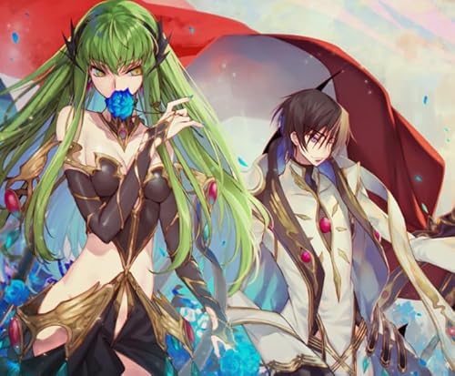CYQFEZ Puzzle 1000 Stück，Bunt,Japanese Animes Nunnally Geass Posters ， Personalisiertes Puzzlespielzeug Für Erwachsene Gifts,Yz484Wz von CYQFEZ