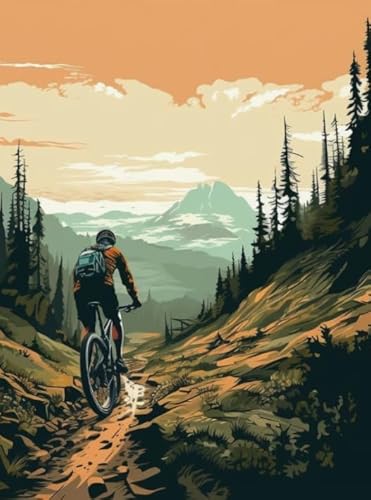 CYQFEZ Puzzle 1000 Stück,Bunt,Mountain Cyclings Painting ,Adult Personalisiertes Challenge-Spielzeug, Spiele Zur Stressreduzierung Für Die Ganze Familie,Yz458Wz CYQFEZ Puzzle 1000 Stück,Bunt,Mountain Cyclings Painting ,Adult Personalisiertes Challenge-Spielzeug, Spiele Zur Stressreduzierung Für Die Ganze Familie,Yz458Wz von CYQFEZ