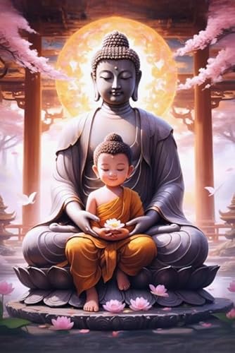 CYQFEZ Puzzle 1000 Stück，Bunt Puzzle,Buddhas Statues Painting ，Elderly Gedächtnis- Und Wahrnehmungs Spiele, Spiele Zur Stressreduzierung Für Die Ganze Familie,Yz523Wz von CYQFEZ