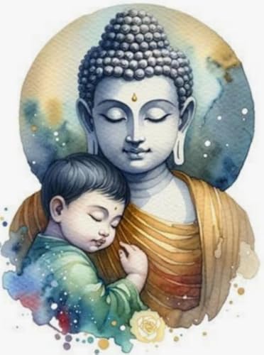 CYQFEZ Puzzle 1000 Stück，Bunt Puzzle,Buddhas Statues Painting ，Elderly Gedächtnis- Und Wahrnehmungs Spiele, Spiele Zur Stressreduzierung Für Die Ganze Familie,Yz524Wz von CYQFEZ