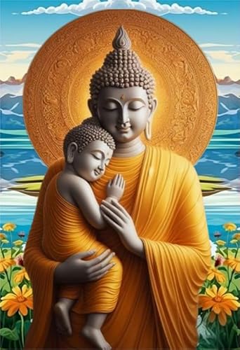 CYQFEZ Puzzle 1000 Stück，Bunt Puzzle,Buddhas Statues Painting ，Elderly Gedächtnis- Und Wahrnehmungs Spiele, Spiele Zur Stressreduzierung Für Die Ganze Familie,Yz526Wz von CYQFEZ