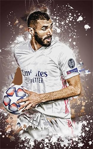 CYQFEZ Puzzle 1000 Stück，Bunt Puzzle,Soccer Benzemas Posters ，Adult Personalisiertes Challenge-Spielzeug,Familienspaß-Heraus for Derungs Spielzeug,Yz453Wz von CYQFEZ