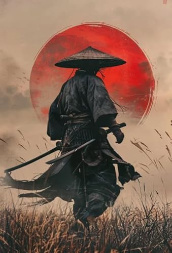 CYQFEZ Puzzle 1000 Stück，Japanese Warriorss Painting ，Familienspaß-Heraus for Derungs Spielzeug Gifts,Adult Personalisiertes Challenge-Spielzeug,Yz438Wz von CYQFEZ