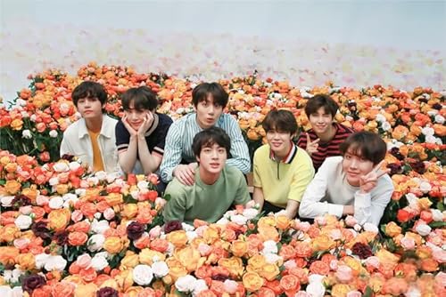 CYQFEZ Puzzle 1000 Stück ， Korea Boyband Bang Group Band Bt S Bangtan.Boys Poster Art,Für Personalisiertes Spielzeug Für Erwachsene Ky379Zp von CYQFEZ