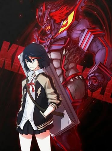 CYQFEZ Puzzle 1000 Stück ，Art Irregular Puzzles ，Japanese Animes Kills La Kills ， Lernspielzeug Für Kinder ，Spielzeug Zum Stressabbau Für Die Ganze Familie Gifts,Yz92Wz von CYQFEZ