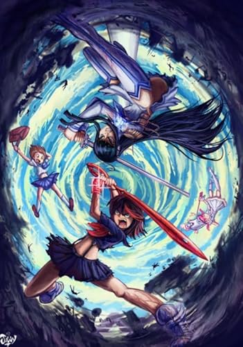 CYQFEZ Puzzle 1000 Stück ,Art Irregular Puzzles ,Japanese Animes Kills La Kills , Lernspielzeug Für Kinder ,Spielzeug Zum Stressabbau Für Die Ganze Familie Gifts,Yz95Wz CYQFEZ Puzzle 1000 Stück ,Art Irregular Puzzles ,Japanese Animes Kills La Kills , Lernspielzeug Für Kinder ,Spielzeug Zum Stressabbau Für Die Ganze Familie Gifts,Yz95Wz von CYQFEZ