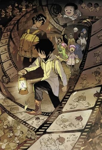 CYQFEZ Puzzle 1000 Stück ，Bunt Irregular Puzzle,Japanese Animes Promiseds Neverlands Posters ，Adult Personalisiertes Challenge-Spielzeug,Yz368Wz von CYQFEZ