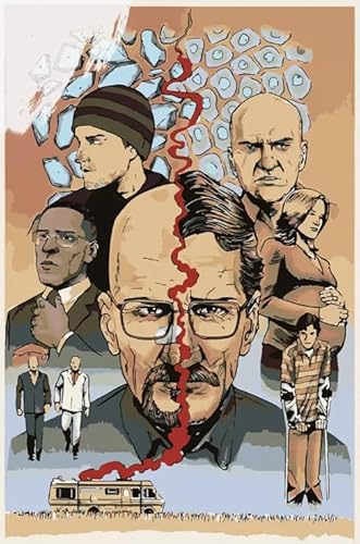CYQFEZ Puzzle 1000 Stück ，Classic Film Breakings Bad Posters ，Difficult Puzzle,Adult Personalisiertes Challenge-Spielzeug Gifts,Familienspaß-Heraus for Derungs Spielzeug,Yz393Wz von CYQFEZ