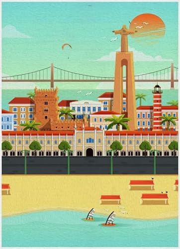 CYQFEZ Puzzle 1000 Stück ,Difficult Puzzle,Retro City Travel Painting ,Adult Personalisiertes Challenge-Spielzeug,Familienspaß-Heraus for Derungs Spielzeug,Yz398Wz CYQFEZ Puzzle 1000 Stück ,Difficult Puzzle,Retro City Travel Painting ,Adult Personalisiertes Challenge-Spielzeug,Familienspaß-Heraus for Derungs Spielzeug,Yz398Wz von CYQFEZ