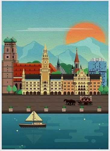 CYQFEZ Puzzle 1000 Stück ,Difficult Puzzle,Retro City Travel Painting ,Adult Personalisiertes Challenge-Spielzeug,Familienspaß-Heraus for Derungs Spielzeug,Yz401Wz CYQFEZ Puzzle 1000 Stück ,Difficult Puzzle,Retro City Travel Painting ,Adult Personalisiertes Challenge-Spielzeug,Familienspaß-Heraus for Derungs Spielzeug,Yz401Wz von CYQFEZ