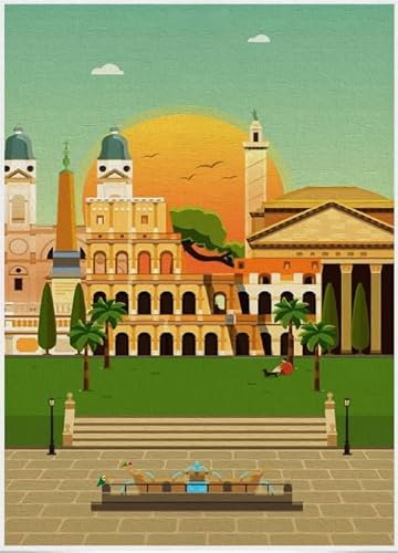 CYQFEZ Puzzle 1000 Stück ,Difficult Puzzle,Retro City Travel Painting ,Adult Personalisiertes Challenge-Spielzeug,Familienspaß-Heraus for Derungs Spielzeug,Yz402Wz CYQFEZ Puzzle 1000 Stück ,Difficult Puzzle,Retro City Travel Painting ,Adult Personalisiertes Challenge-Spielzeug,Familienspaß-Heraus for Derungs Spielzeug,Yz402Wz von CYQFEZ