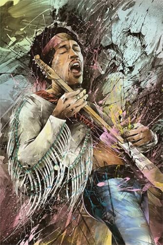 CYQFEZ Puzzle 1000 Stück ,Difficult Puzzle,Singers Jim Hendrixs Posters ,Adult Personalisiertes Challenge-Spielzeug,Yz271Wz CYQFEZ Puzzle 1000 Stück ,Difficult Puzzle,Singers Jim Hendrixs Posters ,Adult Personalisiertes Challenge-Spielzeug,Yz271Wz von CYQFEZ