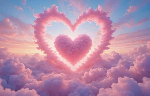 CYQFEZ Puzzle 1000 Stück ,Landscapes Posters Love Heart Clouds Painting ,Bunt,Puzzlespielzeug Zum Stressabbau Für Erwachsene Und Familien,Yz520Wz CYQFEZ Puzzle 1000 Stück ,Landscapes Posters Love Heart Clouds Painting ,Bunt,Puzzlespielzeug Zum Stressabbau Für Erwachsene Und Familien,Yz520Wz von CYQFEZ