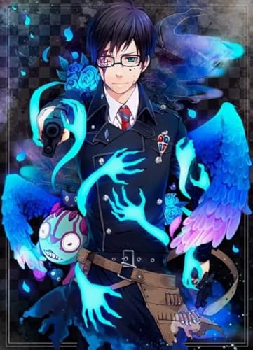 CYQFEZ Puzzle 1000 Stück ，Lrregular Puzzle ，Gifts ，Japanese Animes Blue Exorcistss Posters ，Dekompres Sions Spielzeug Für Erwachsene ，Gedächtnis- Und Wahrnehmungs Spiele,Yz30Wz von CYQFEZ