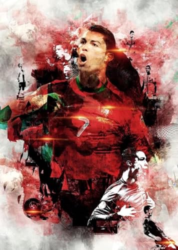 CYQFEZ Puzzle 1000 Stück ，Soccer Player 7 Oil Painting ，Adult Personalisiertes Challenge-Spielzeug,Difficult Puzzle ，Familienspaß-Heraus for Derungs Spielzeug Gifts,Yz312Wz von CYQFEZ