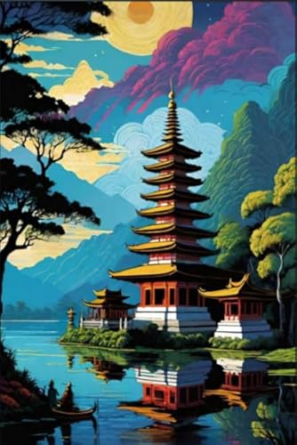 CYQFEZ Puzzle 1000 Stück - Japanese Scenery Poster Art - Für Personalisiertes Spielzeug Für Erwachsene - Wand Kunst Dekoration Ky255Zp von CYQFEZ