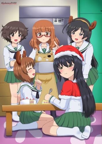 CYQFEZ Puzzle 1000 Stück - Japanische Animes Girlss Und Panzers - Für Puzzle Spielzeug Zum Stressabbau Für Erwachsene Und Familien - Wand Kunst Dekoration Ky433Zp von CYQFEZ