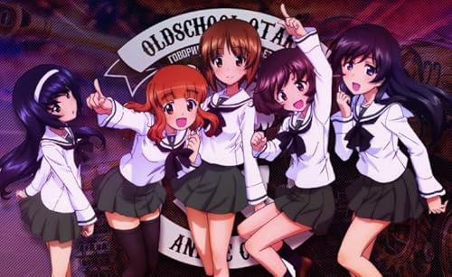CYQFEZ Puzzle 1000 Stück - Japanische Animes Girlss Und Panzers - Für Puzzle Spielzeug Zum Stressabbau Für Erwachsene Und Familien - Wand Kunst Dekoration Ky435Zp von CYQFEZ