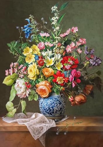 CYQFEZ Puzzle 1000 Stück - Vintage Flower Oil Painting - Familie Stressabbau Spiele - Personalisiertes Spielzeug Für Erwachsene - Home Decor Ky223Zp CYQFEZ Puzzle 1000 Stück - Vintage Flower Oil Painting - Familie Stressabbau Spiele - Personalisiertes Spielzeug Für Erwachsene - Home Decor Ky223Zp von CYQFEZ