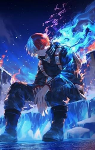 CYQFEZ Puzzle 1000 Teile, Japanese Anime My Heross Academias Todoroki Shotos Plakat, Familien Spiele Zur Stressreduzierung, Lernspielzeug Für Kinder - Pz32Vw von CYQFEZ
