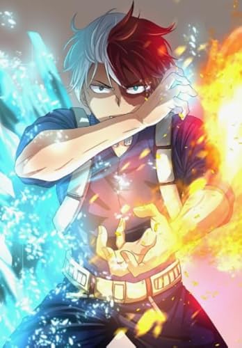 CYQFEZ Puzzle 1000 Teile, Japanese Anime My Heross Academias Todoroki Shotos Plakat, Familien Spiele Zur Stressreduzierung, Lernspielzeug Für Kinder - Pz34Vw von CYQFEZ