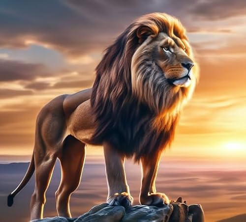 CYQFEZ Puzzle 1000 Teile, Lionss Animals Plakat Picture, Buntes Puzzle, Lernspielzeug Für Kinder, Wand Kunst Dekoration, Erwachsene Spaß Herausforderung Spielzeug - Pz372Vw von CYQFEZ