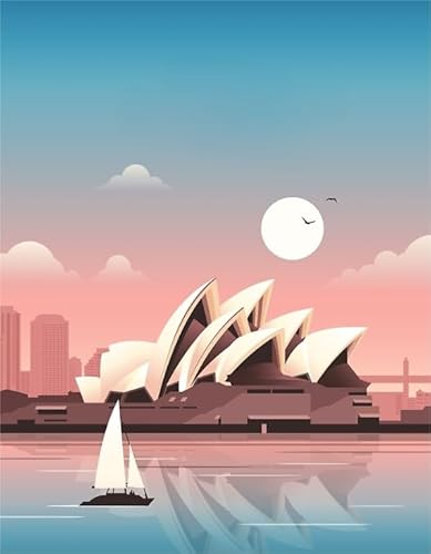CYQFEZ Puzzle 1000 Teile, Sydneys City Vintage Travel Illustrations, Wand Kunst Dekoration, Familien Spiele Zur Stressreduzierung, Unregelmäßige Puzzle-Teile - Pz232Vw CYQFEZ Puzzle 1000 Teile, Sydneys City Vintage Travel Illustrations, Wand Kunst Dekoration, Familien Spiele Zur Stressreduzierung, Unregelmäßige Puzzle-Teile - Pz232Vw von CYQFEZ