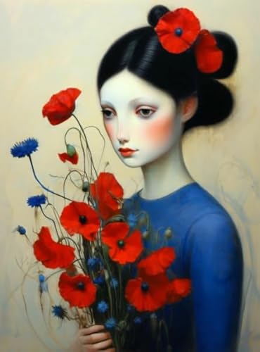 CYQFEZ Puzzle 1000 Teile - Abstract Kunst Womans Flower Plakat - Familien Spiele Zur Stressreduzierung - Gedächtnis-Kognitions Spiel Für Ältere Menschens - Unregelmäßige Puzzle-Teile - Pz408Vw CYQFEZ Puzzle 1000 Teile - Abstract Kunst Womans Flower Plakat - Familien Spiele Zur Stressreduzierung - Gedächtnis-Kognitions Spiel Für Ältere Menschens - Unregelmäßige Puzzle-Teile - Pz408Vw von CYQFEZ