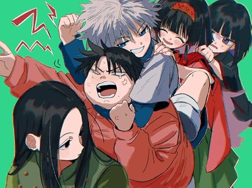 CYQFEZ Puzzle 1000 Teile - Japanese Animes Gon.Freecss Hunterss Plakat Puzzles - Erwachsene Stressabbau Spiel Kunst Bild - Lernspielzeug Für Kinder - Pz189Vw von CYQFEZ