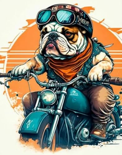 CYQFEZ Puzzle 1000 Teile - Motoss Dog Abstract Kunst Painting - Erwachsene Stressabbau Spiel Kunst Bild - Gedächtnis-Kognitions Spiel Für Ältere Menschens - Wand Kunst Dekoration - Pz334Vw von CYQFEZ