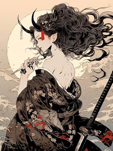 CYQFEZ Puzzle 1003 Pcs - Ukiyoe Japanese Anime Samurais Poster - Spiele Zur Stressreduzierung Für Die Ganze Familie - Buntes Illustrations - Lustiges Puzzlespielzeug Für Erwachsene Wz85Wk von CYQFEZ