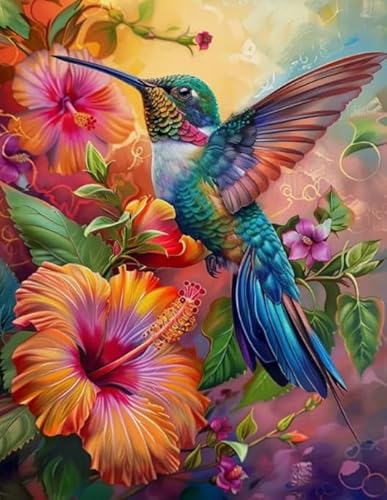 CYQFEZ Puzzles 1000 Stück ，Lrregular Puzzle ，Hummingbirds Posters ，for Lernspielzeug Für Erwachsene Und Familien Gifts ，Spiele Für Ältere Alzheimer-Patienten,Yz05Wz von CYQFEZ