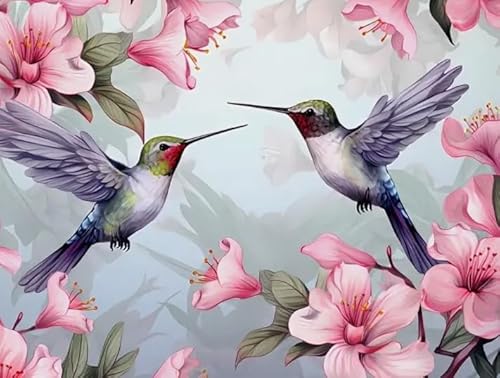 CYQFEZ Puzzles 1000 Stück ，Lrregular Puzzle ，Hummingbirds Posters ，for Lernspielzeug Für Erwachsene Und Familien Gifts ，Spiele Für Ältere Alzheimer-Patienten,Yz07Wz von CYQFEZ