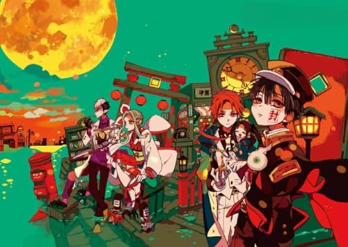 CYQFEZ Puzzles 1000 Teile - Japanese Animes Hanakos.Kun Buntes Poster - Memory Cognition Games - Pädagogisches Spielzeug Für Kinder Wz463Wk von CYQFEZ