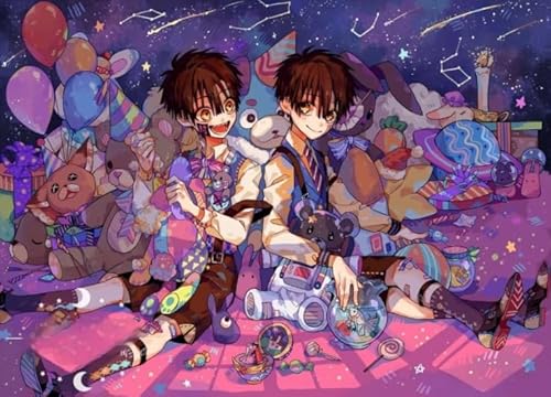 CYQFEZ Puzzles 1000 Teile - Japanese Animes Hanakos.Kun Buntes Poster - Memory Cognition Games - Pädagogisches Spielzeug Für Kinder Wz466Wk von CYQFEZ