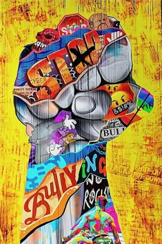 CYQFEZ Street Art Graffiti Hand Painting Poster - Puzzle 1000 Stück - Für Personalisiertes Spielzeug Für Erwachsene - Wand Kunst Dekoration Ky417Zp von CYQFEZ