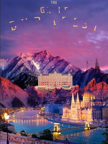 CYQFEZ The Grand Hotel Art Poster ，Für Puzzle Spielzeug Zum Stressabbau Für Erwachsene Und Familien ，Wand Kunst Dekoration ，1000 Stück Puzzles Ky314Zp von CYQFEZ