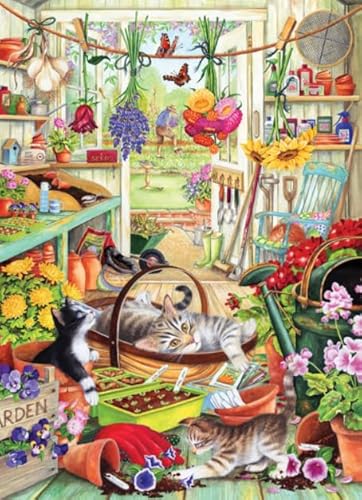 Colourful Puzzle 1000 Teile - Cats Animal Vintage Oil Painting Art Pictures - Ältere Menschen Gedächtnis Kognition Spiele - Erwachsene Personalisiert Herausforderung Spielzeug Gifts Sq231Zy CYQFEZ von CYQFEZ