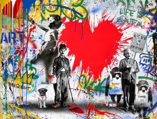 Heim-Dekoration - 1000 Teile Puzzle - Banksyss Street Art Graffiti - Für Erwachsene Personalisiert Herausforderung Spielzeug Gifts Sq132Zy CYQFEZ von CYQFEZ