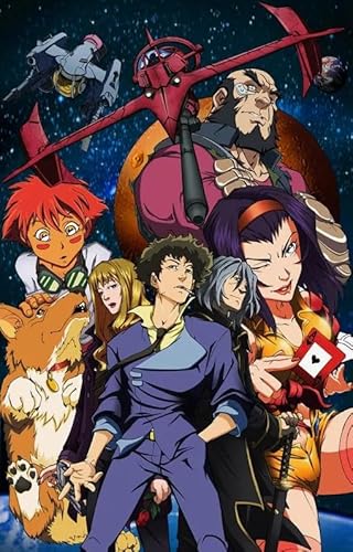 Japanese Animes Cowboyss Bebops Poster - Jigsaw 1000 Teile - Buntes - Lernspielzeug Für Kinder - Familie Stress Reduktion Spiele Kq77Zp von CYQFEZ