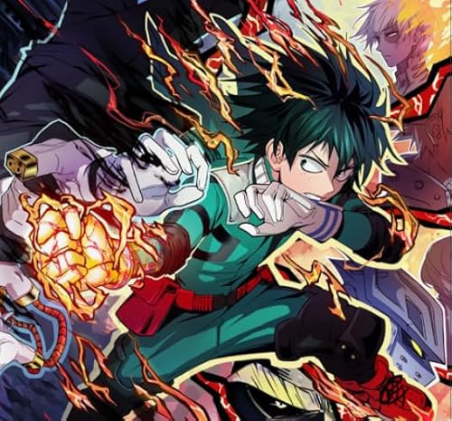 Jigsaw 1000 Teile,Midoriya My Academias Poster,Puzzle Buntes,Gedächtnis Kognition Spiele,Lernspielzeug Für Kinder Kq81Zp von CYQFEZ