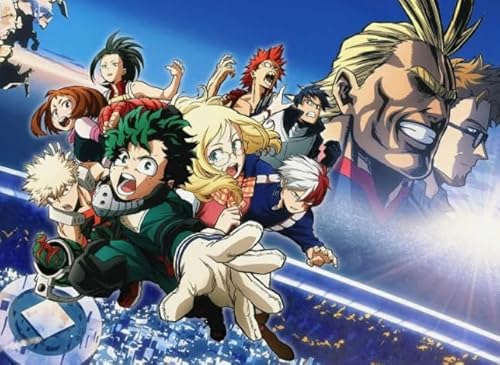 Jigsaw 1000 Teile,Midoriya My Academias Poster,Puzzle Buntes,Gedächtnis Kognition Spiele,Lernspielzeug Für Kinder Kq85Zp von CYQFEZ