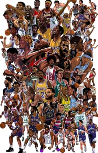 Jigsaw 1000 Teile - Basketball Players Art Pictures - Wand Kunst Dekoration - Familie Stress Reduktion Spiele Kq164Zp Jigsaw 1000 Teile - Basketball Players Art Pictures - Wand Kunst Dekoration - Familie Stress Reduktion Spiele Kq164Zp von CYQFEZ