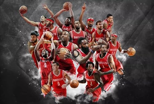 Jigsaw 1000 Teile - Basketball Players Art Pictures - Wand Kunst Dekoration - Familie Stress Reduktion Spiele Kq165Zp von CYQFEZ